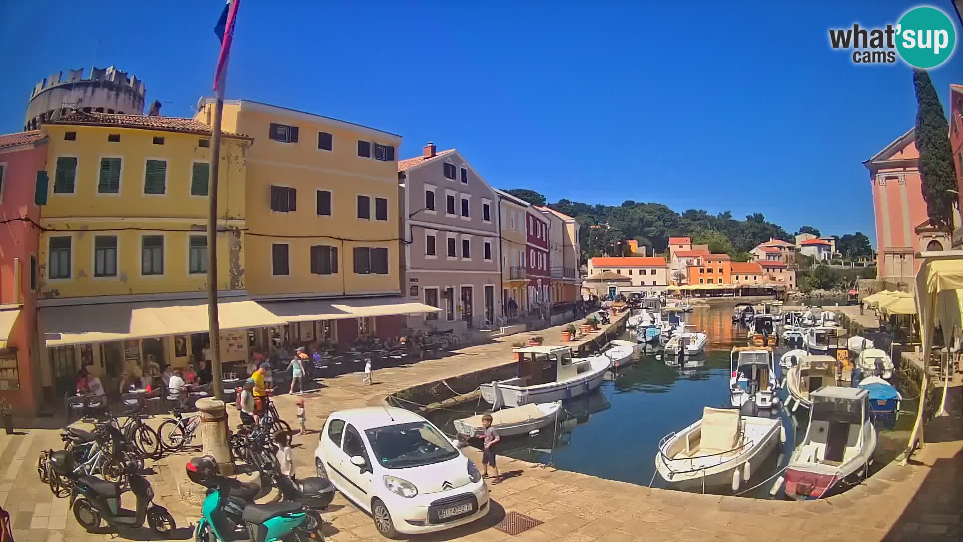 Webcam Live – The harbor of Veli Lošinj