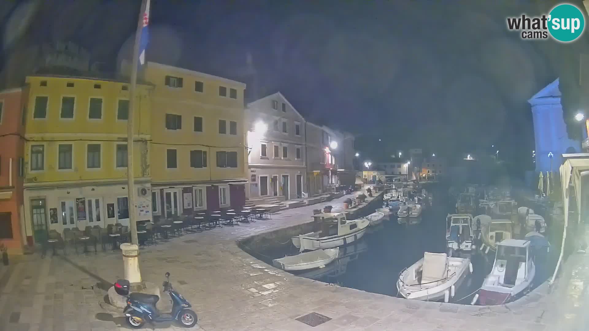 Webcam Live – The harbor of Veli Lošinj