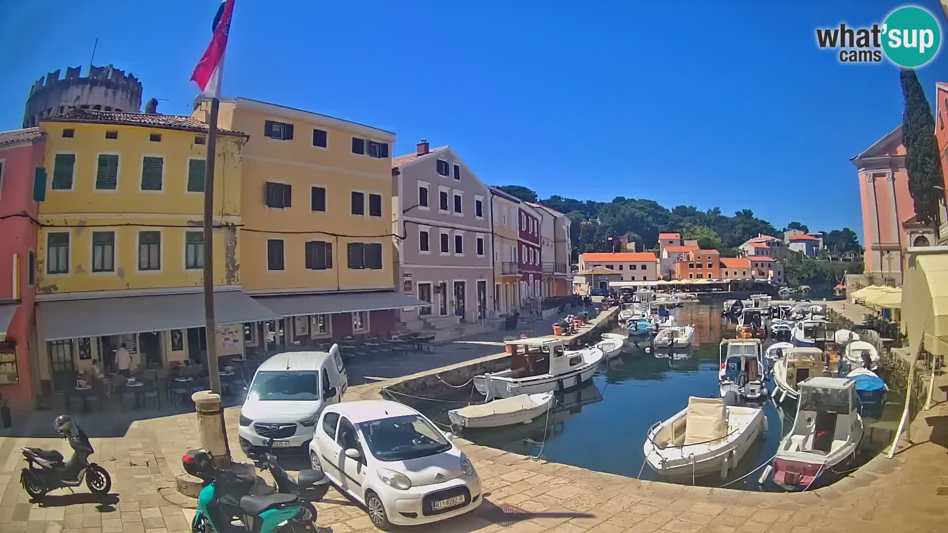 Webcam Live – The harbor of Veli Lošinj