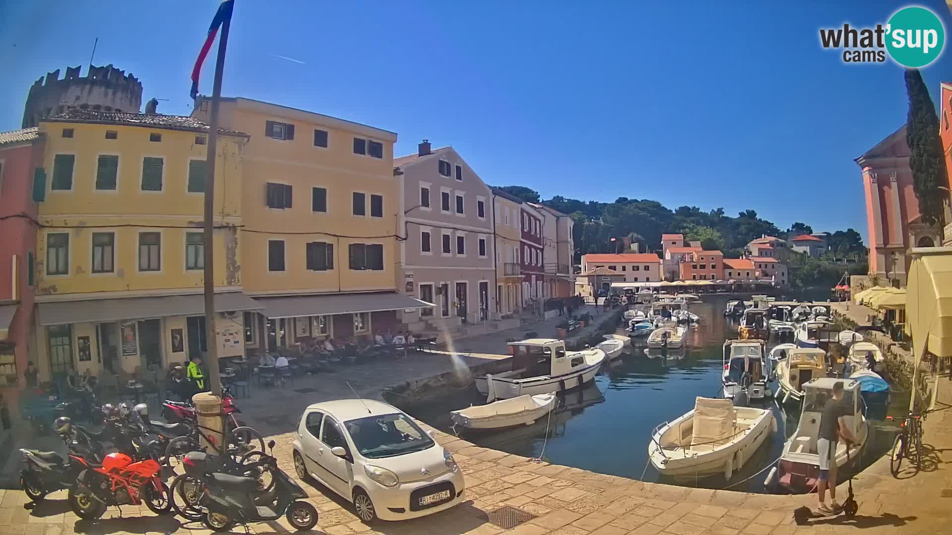 Webcam Live – The harbor of Veli Lošinj