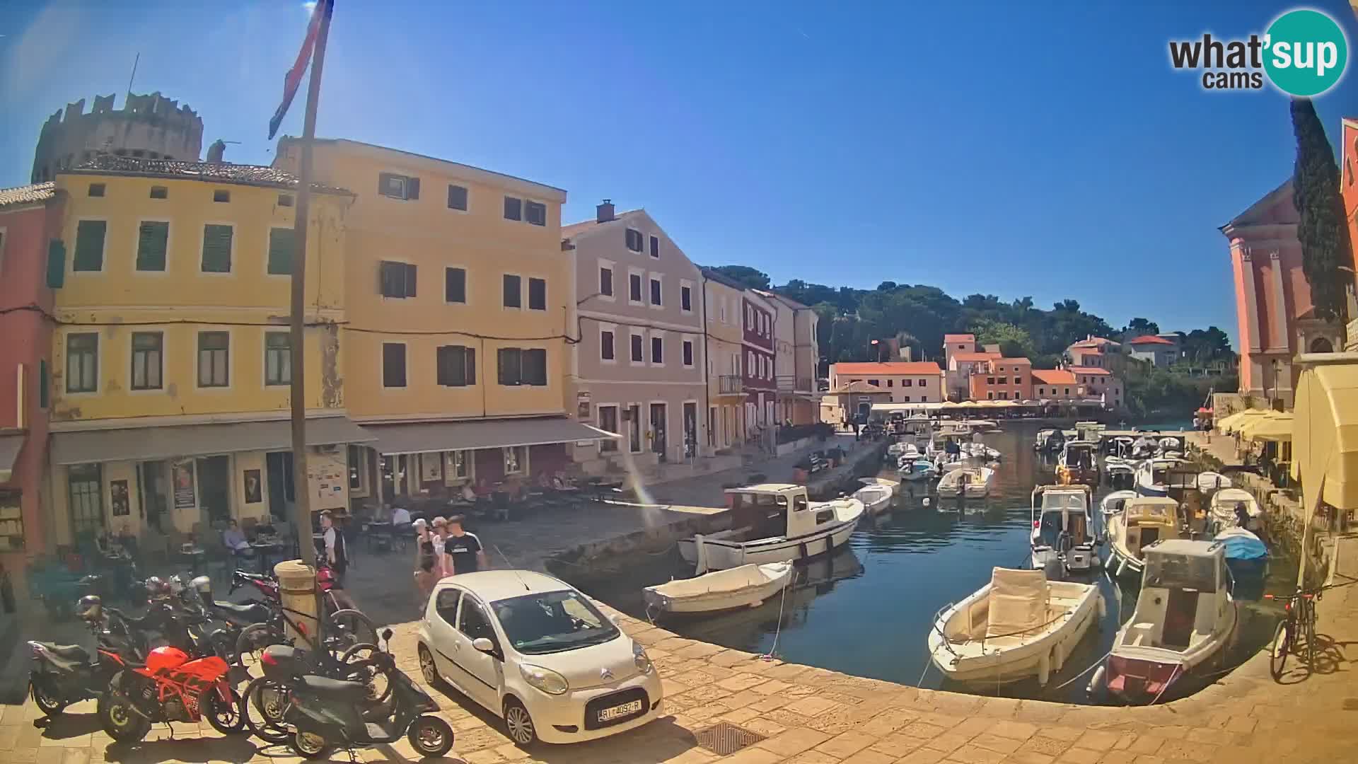 Webcam Live – The harbor of Veli Lošinj