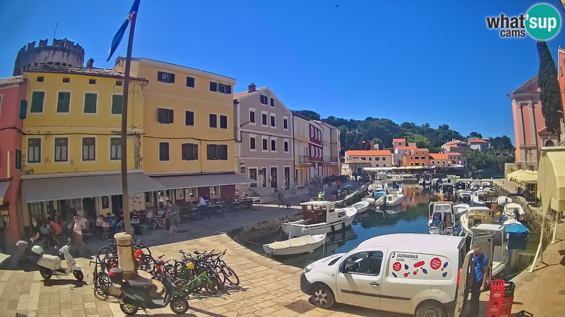 Webcam Live – The harbor of Veli Lošinj