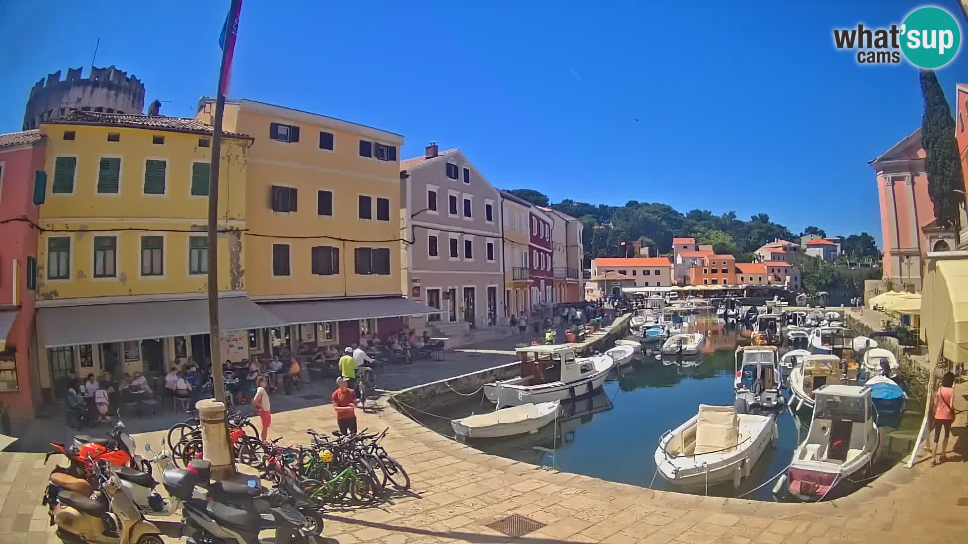 Webcam Live – The harbor of Veli Lošinj