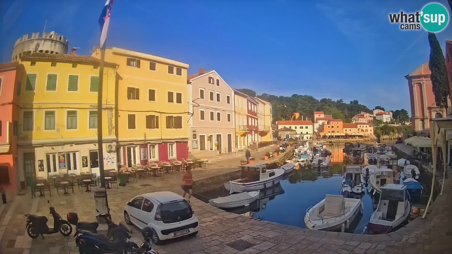 Webcam Live – The harbor of Veli Lošinj