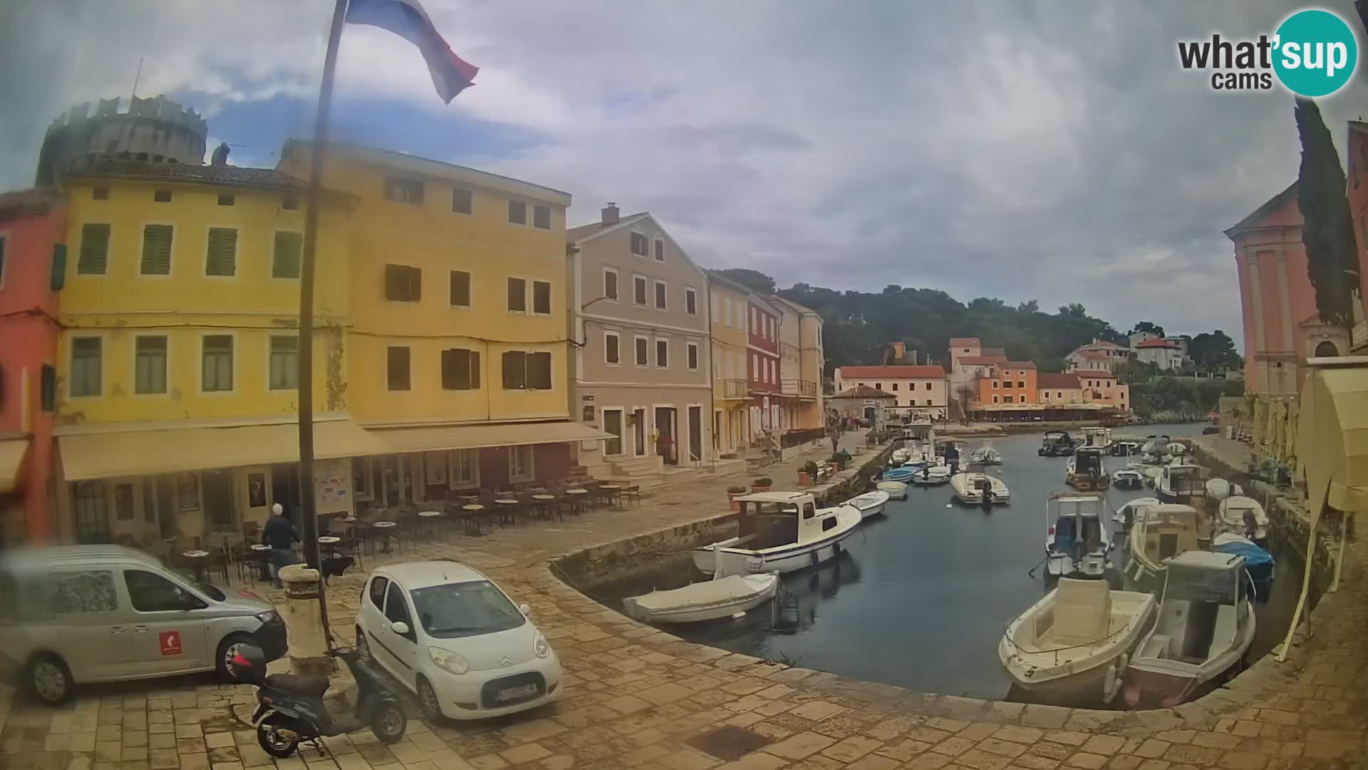Webcam Live – The harbor of Veli Lošinj