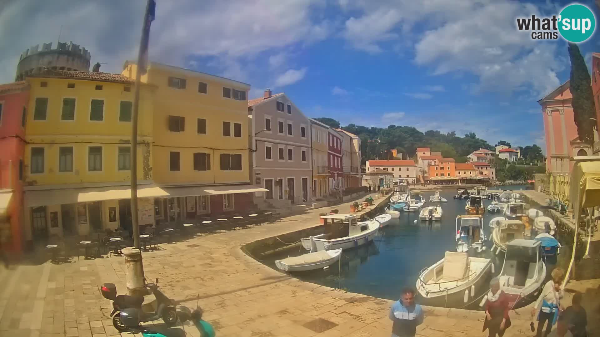 Webcam Live – The harbor of Veli Lošinj