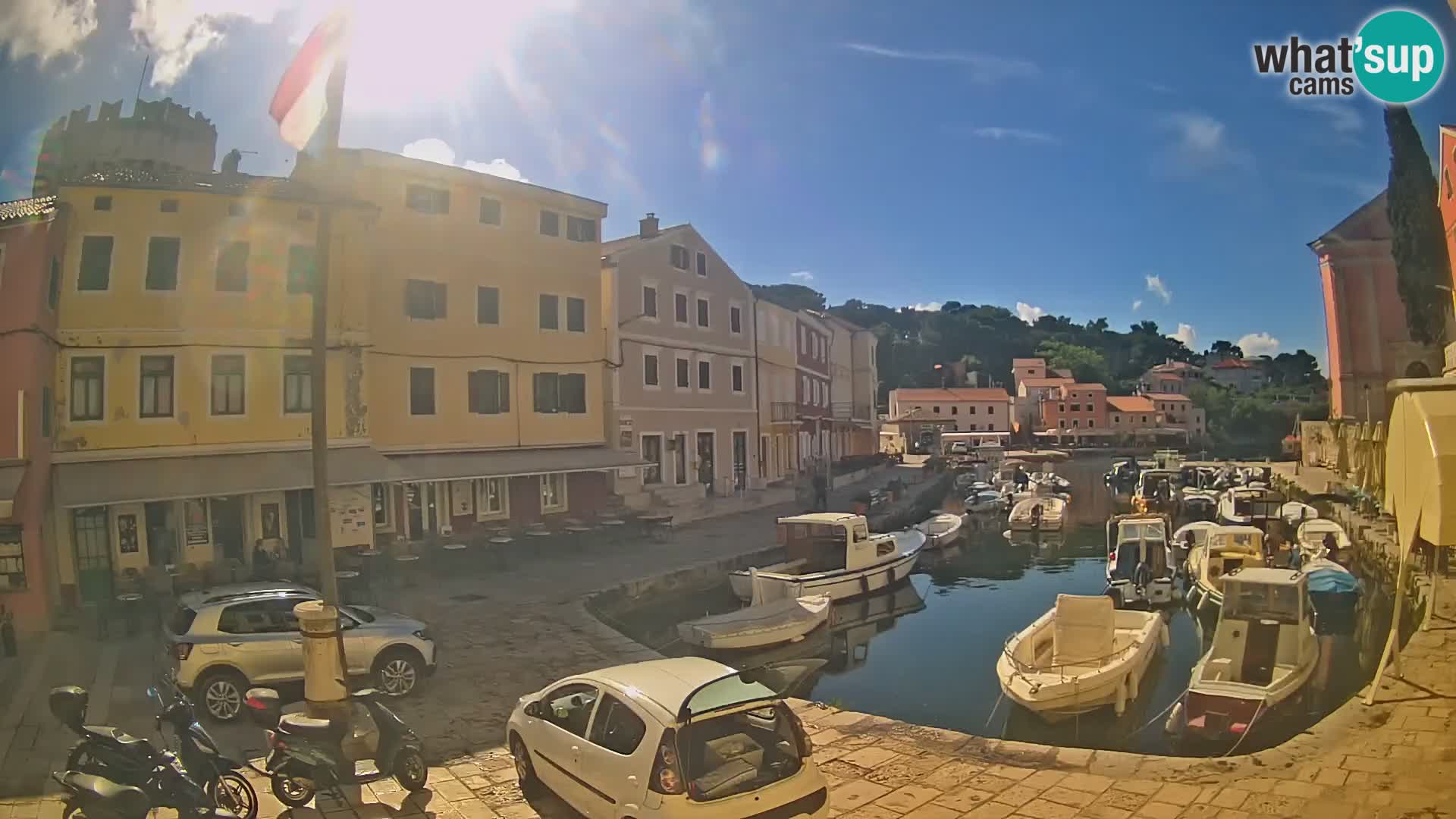 Webcam Live – The harbor of Veli Lošinj