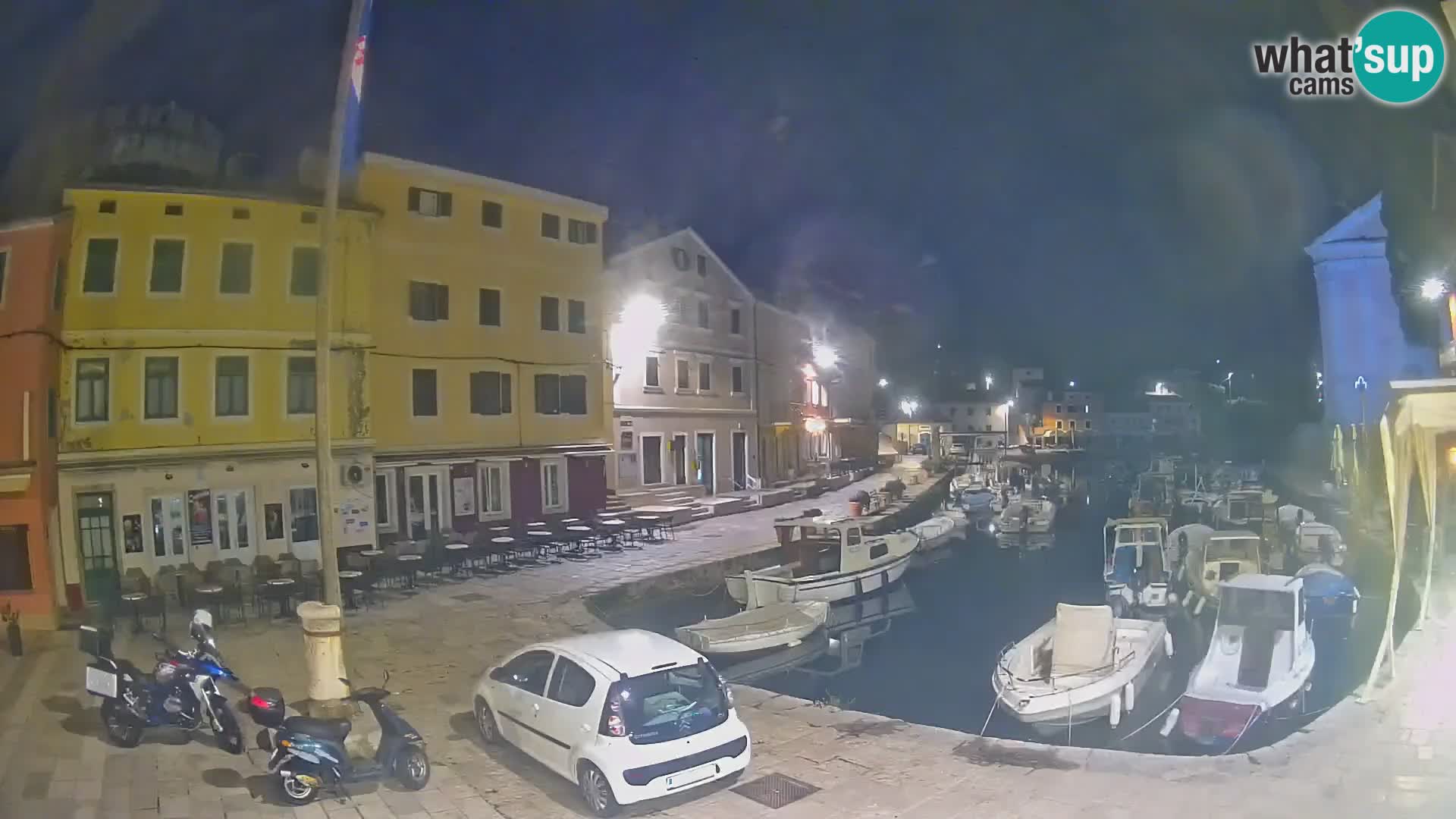 Webcam Live – The harbor of Veli Lošinj