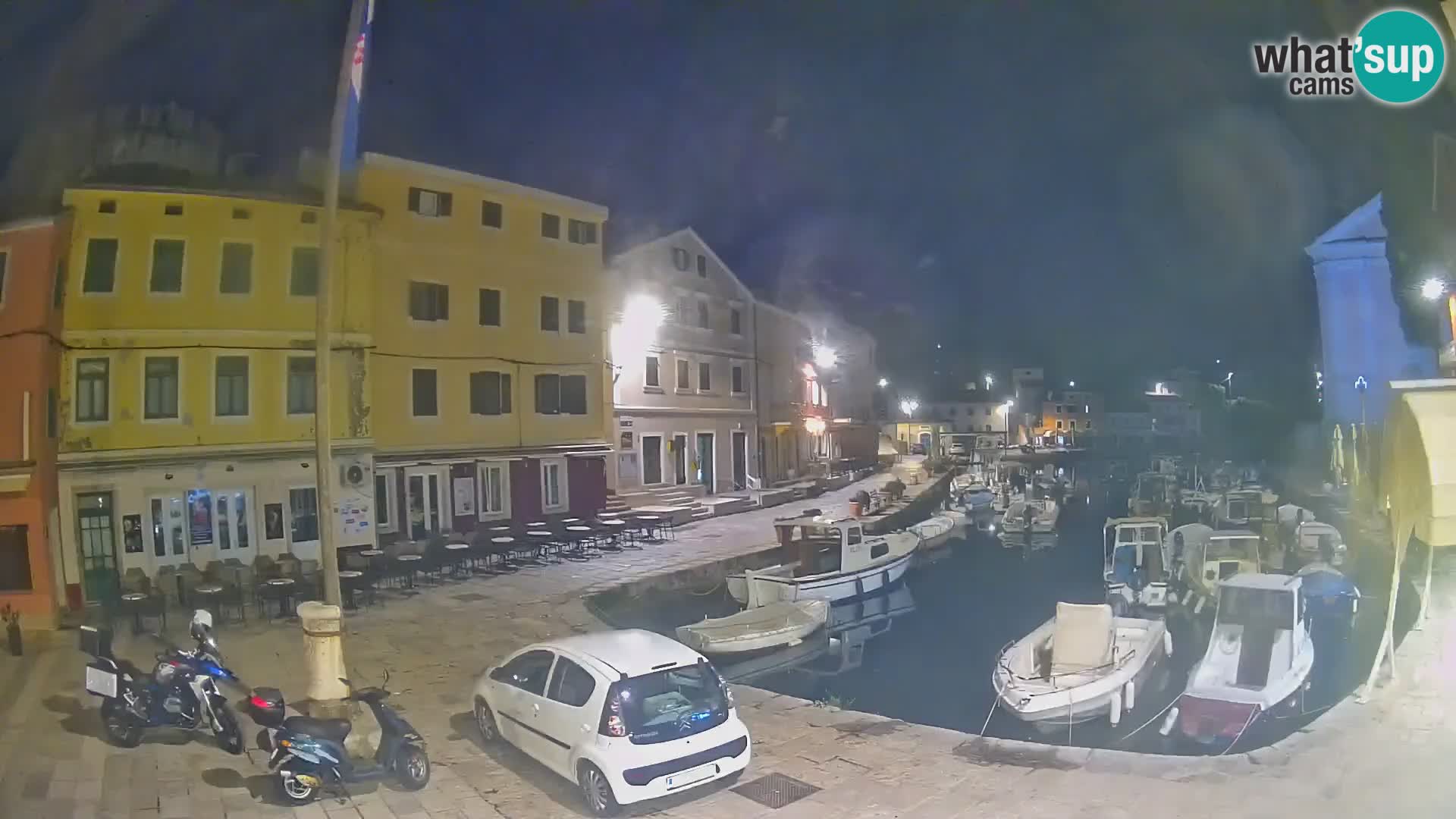 Webcam Live – The harbor of Veli Lošinj