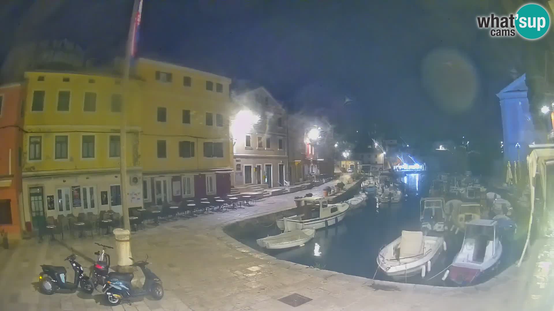 Webcam Live – The harbor of Veli Lošinj