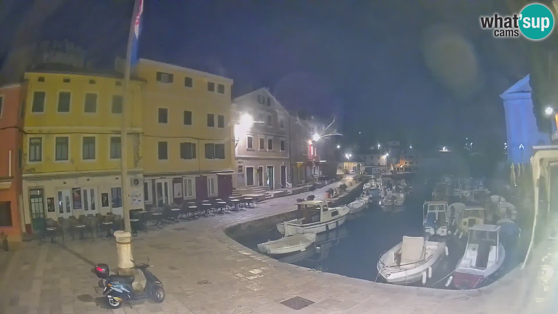 Webcam Live – The harbor of Veli Lošinj