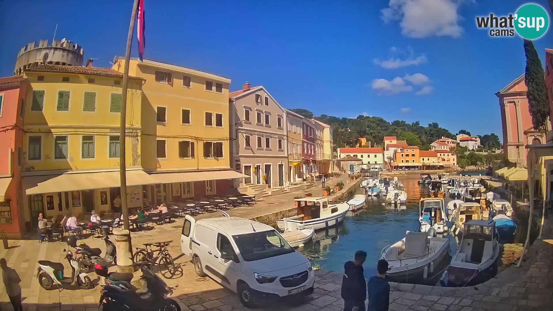 Webcam Live – The harbor of Veli Lošinj