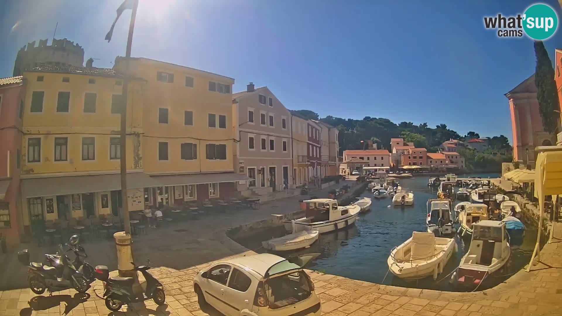 Webcam Live – The harbor of Veli Lošinj