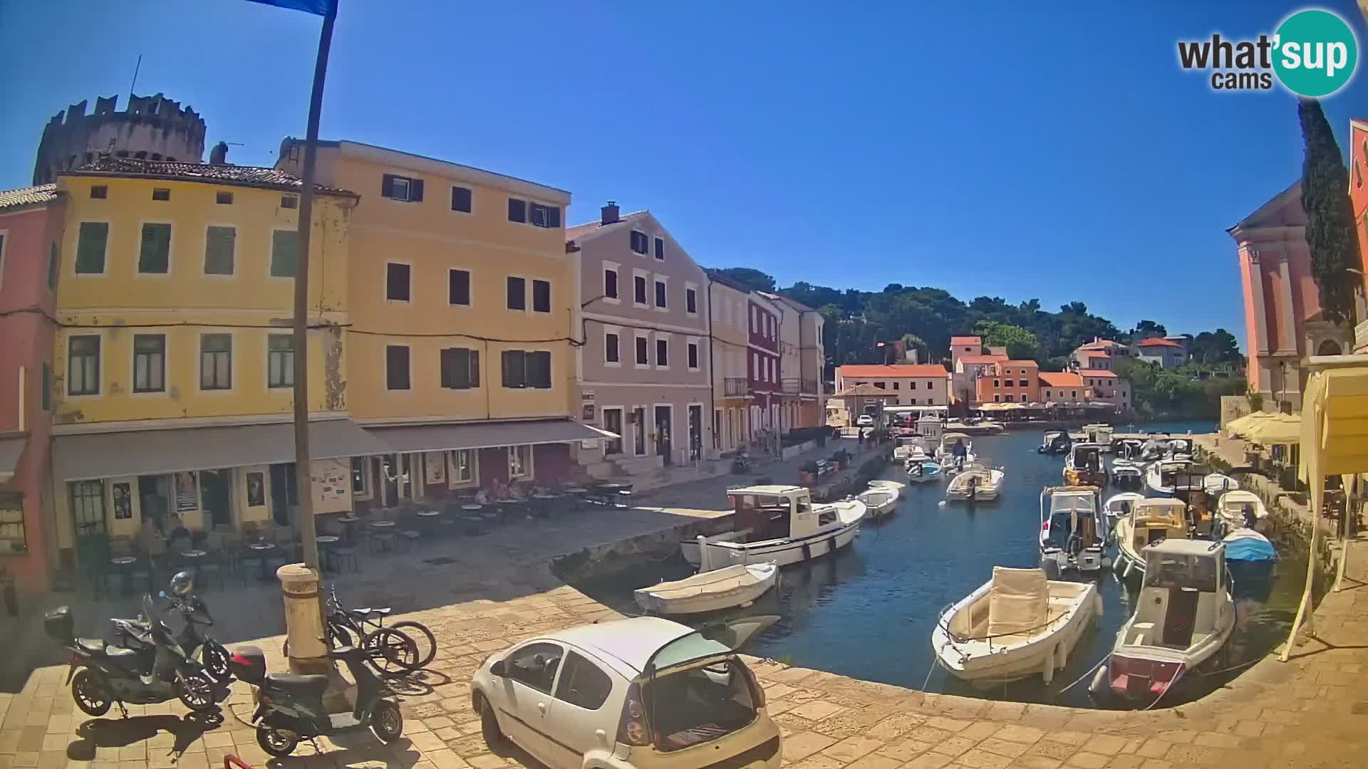 Webcam Live – The harbor of Veli Lošinj