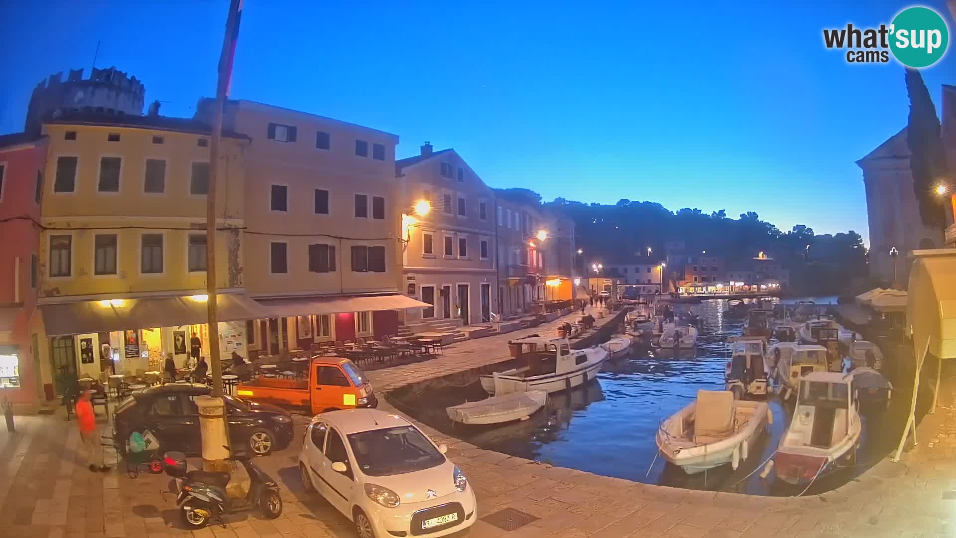 Webcam Live – The harbor of Veli Lošinj