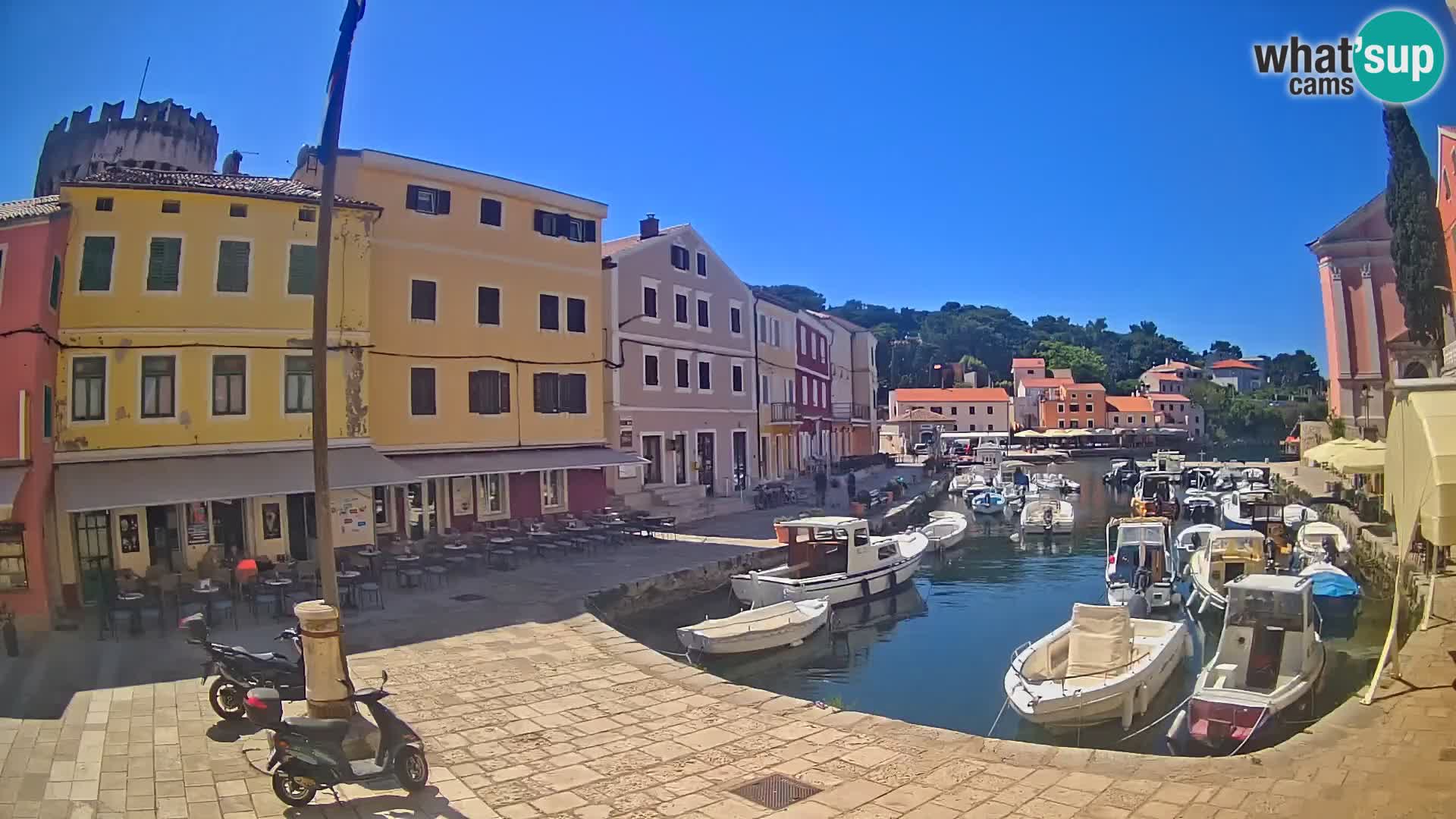 Webcam Live – The harbor of Veli Lošinj