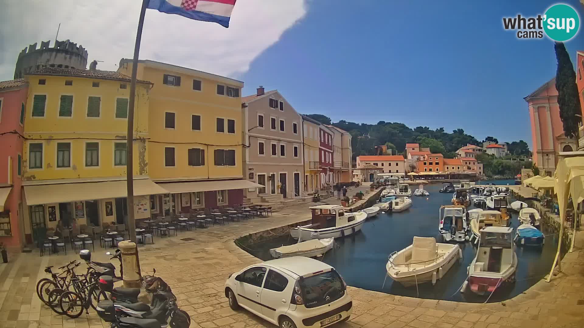 Webcam Live – The harbor of Veli Lošinj