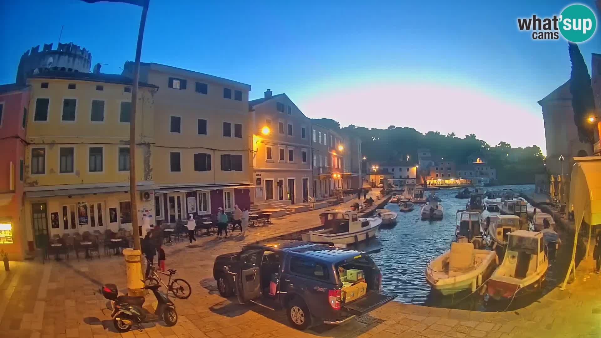 Webcam Live – The harbor of Veli Lošinj