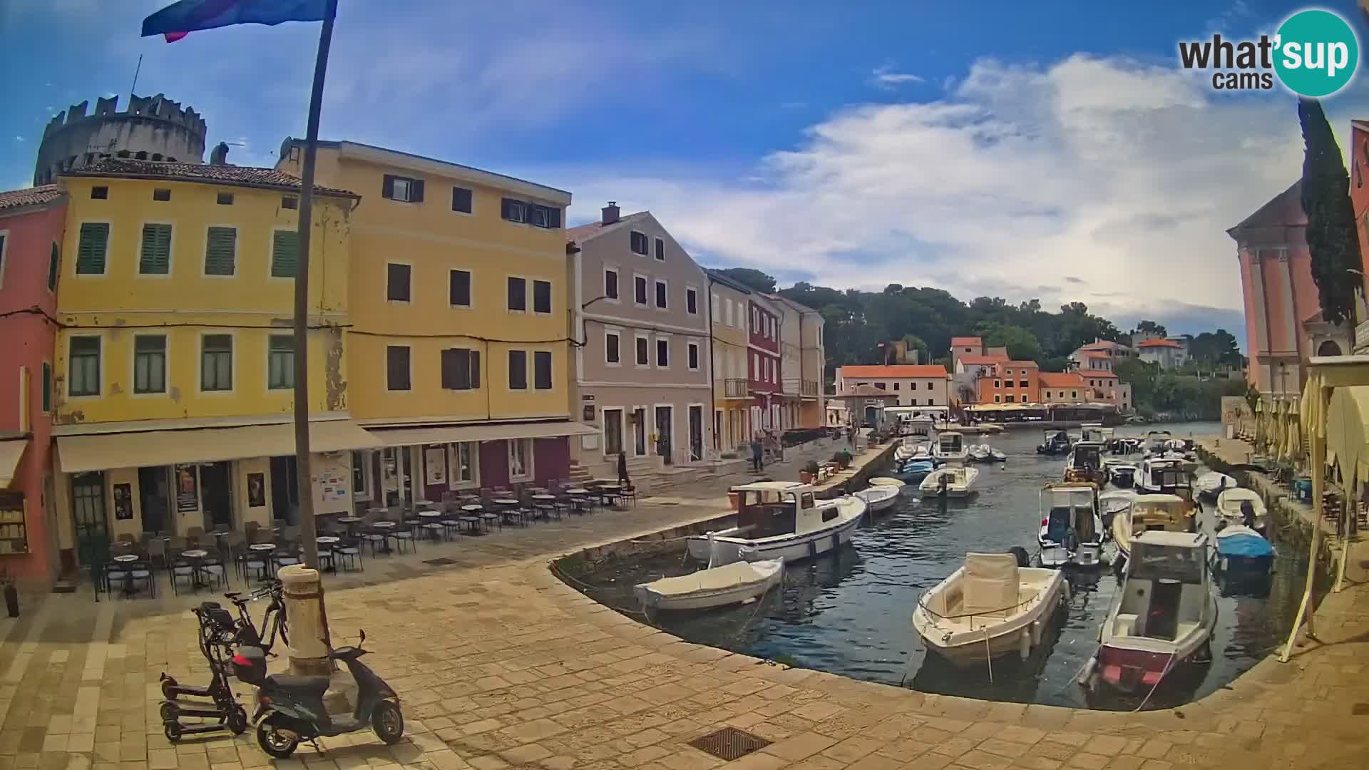 Webcam Live – The harbor of Veli Lošinj