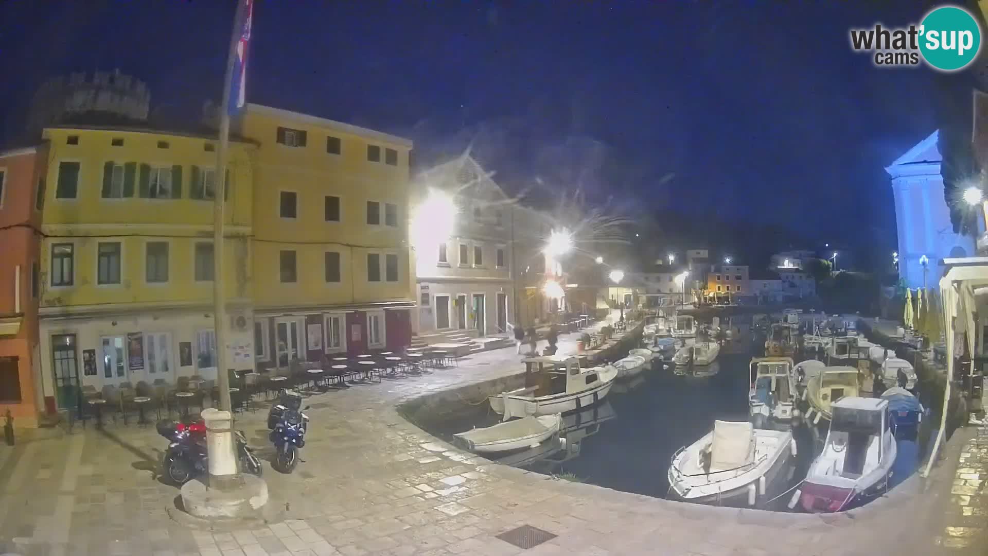 Webcam Live – The harbor of Veli Lošinj