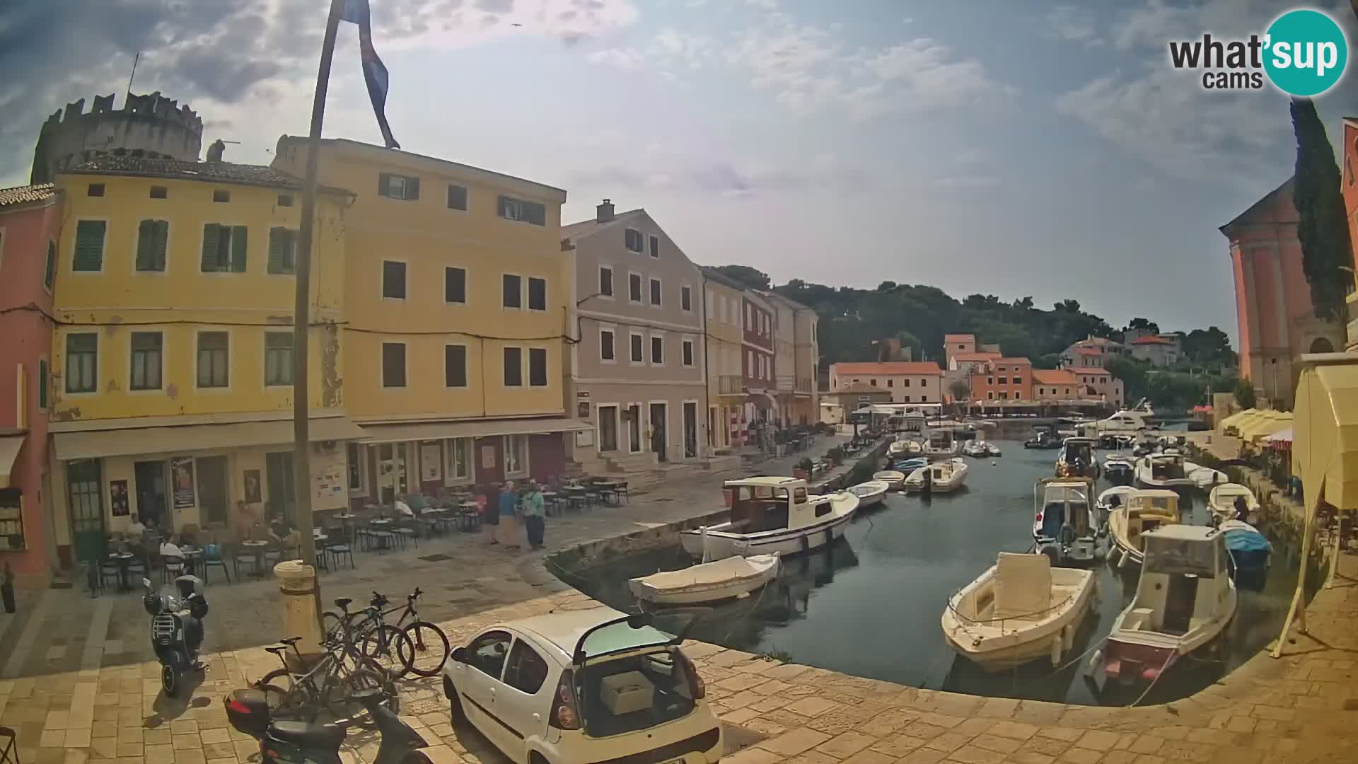 Webcam Live – The harbor of Veli Lošinj