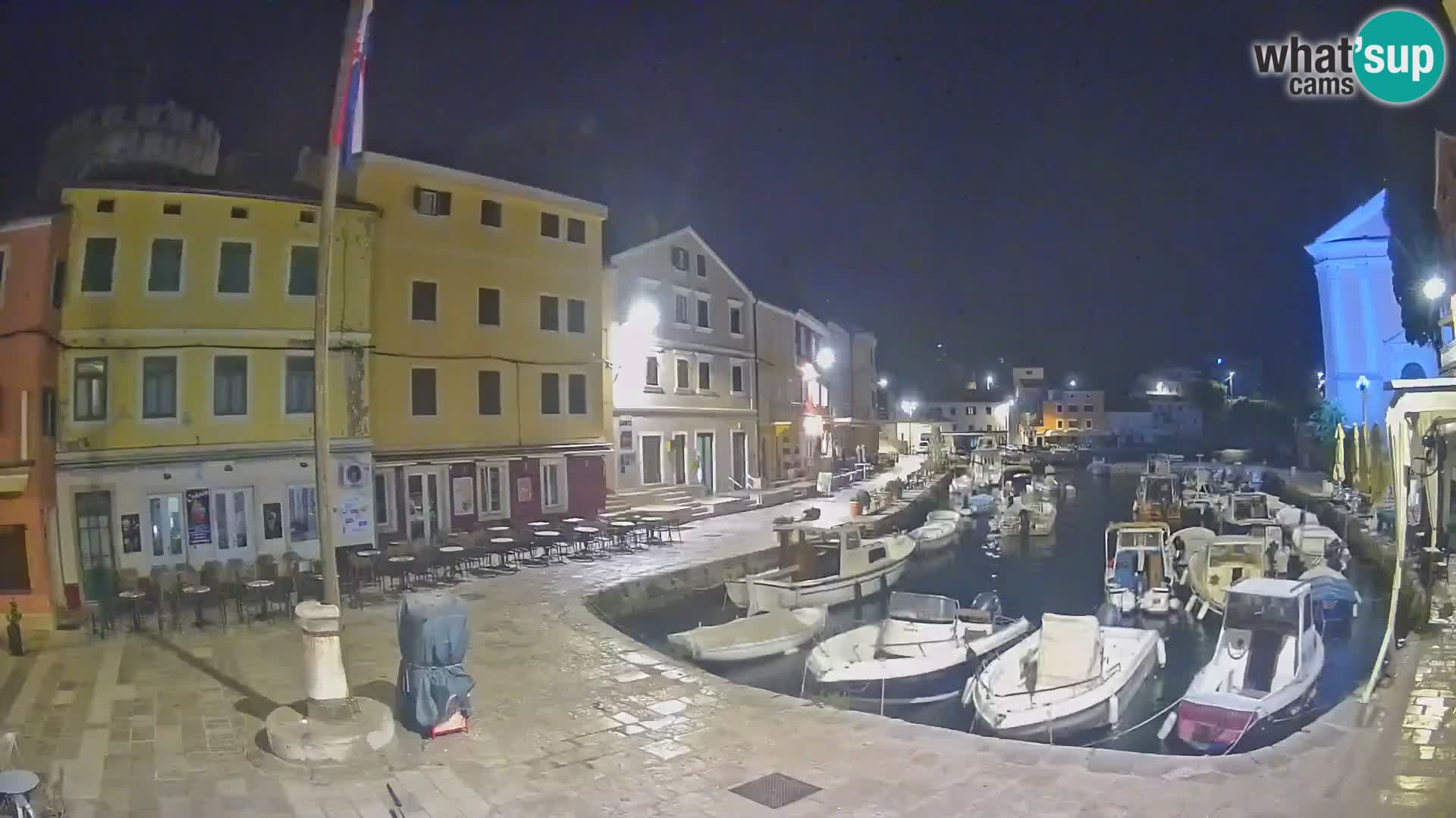 Webcam Live – The harbor of Veli Lošinj