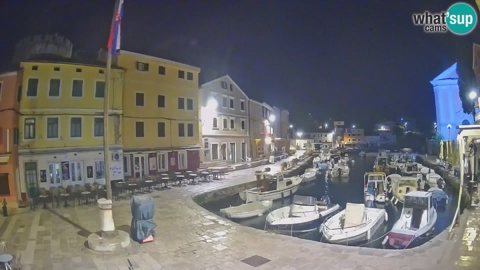 Webcam Live – The harbor of Veli Lošinj