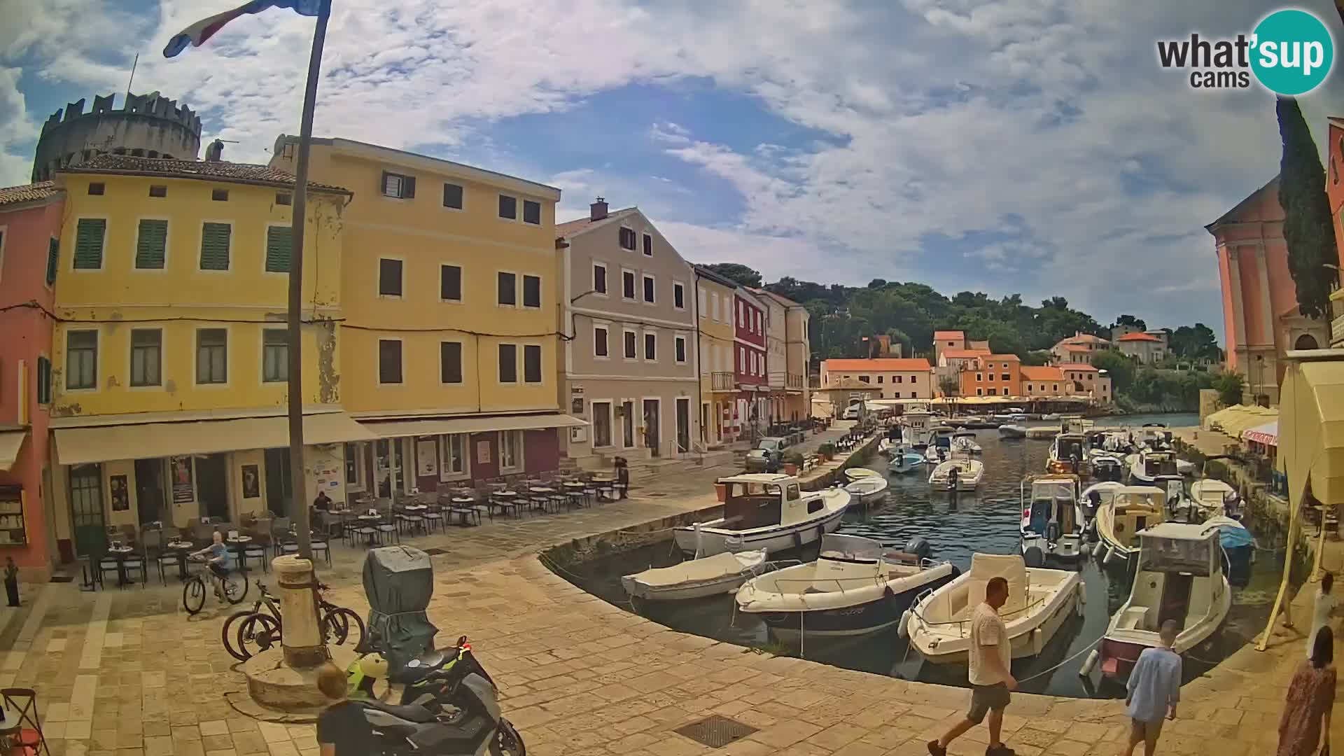 Webcam Live – The harbor of Veli Lošinj