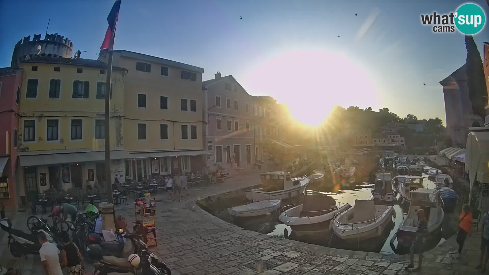 Webcam Live – The harbor of Veli Lošinj