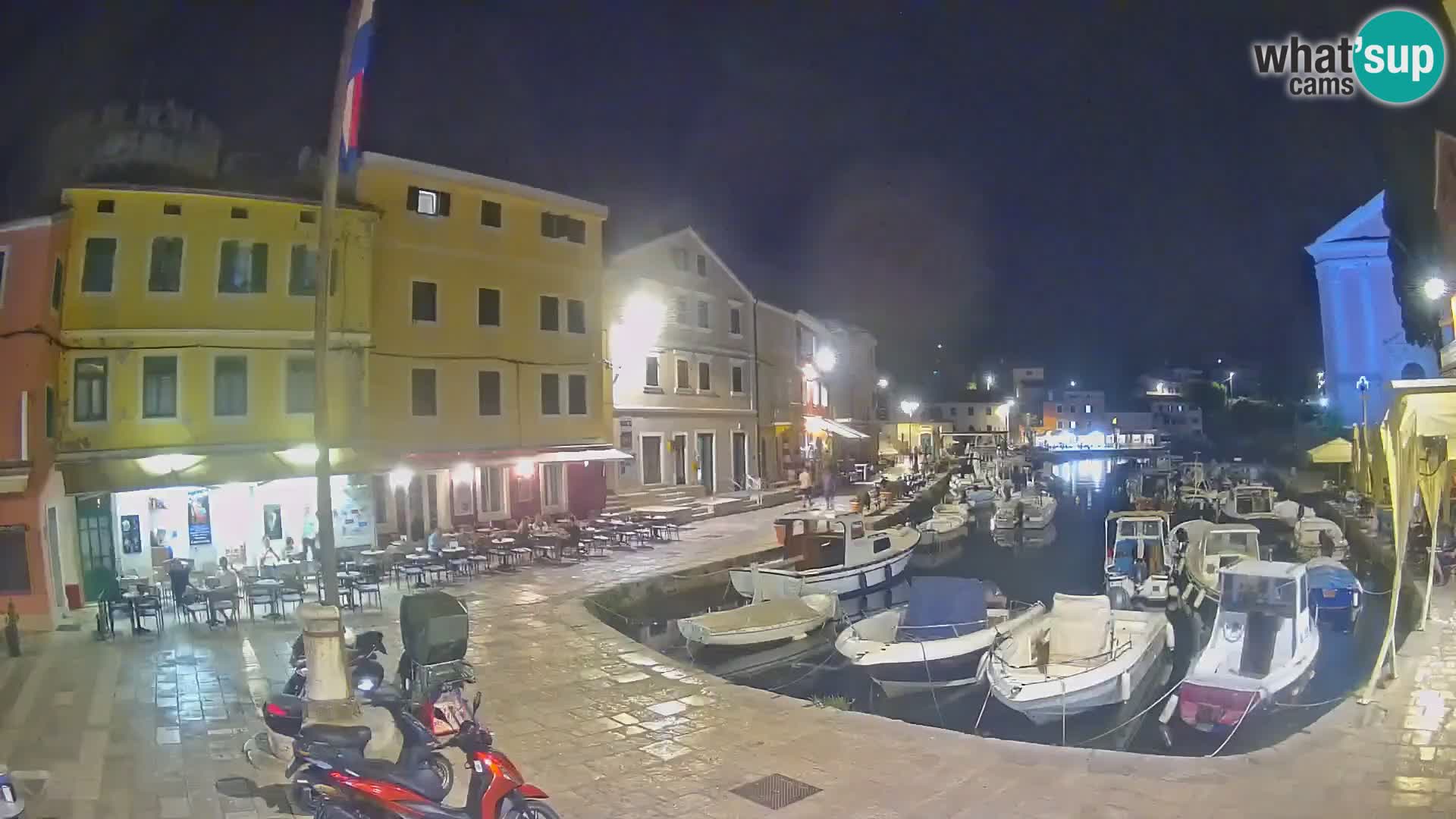 Webcam Live – The harbor of Veli Lošinj