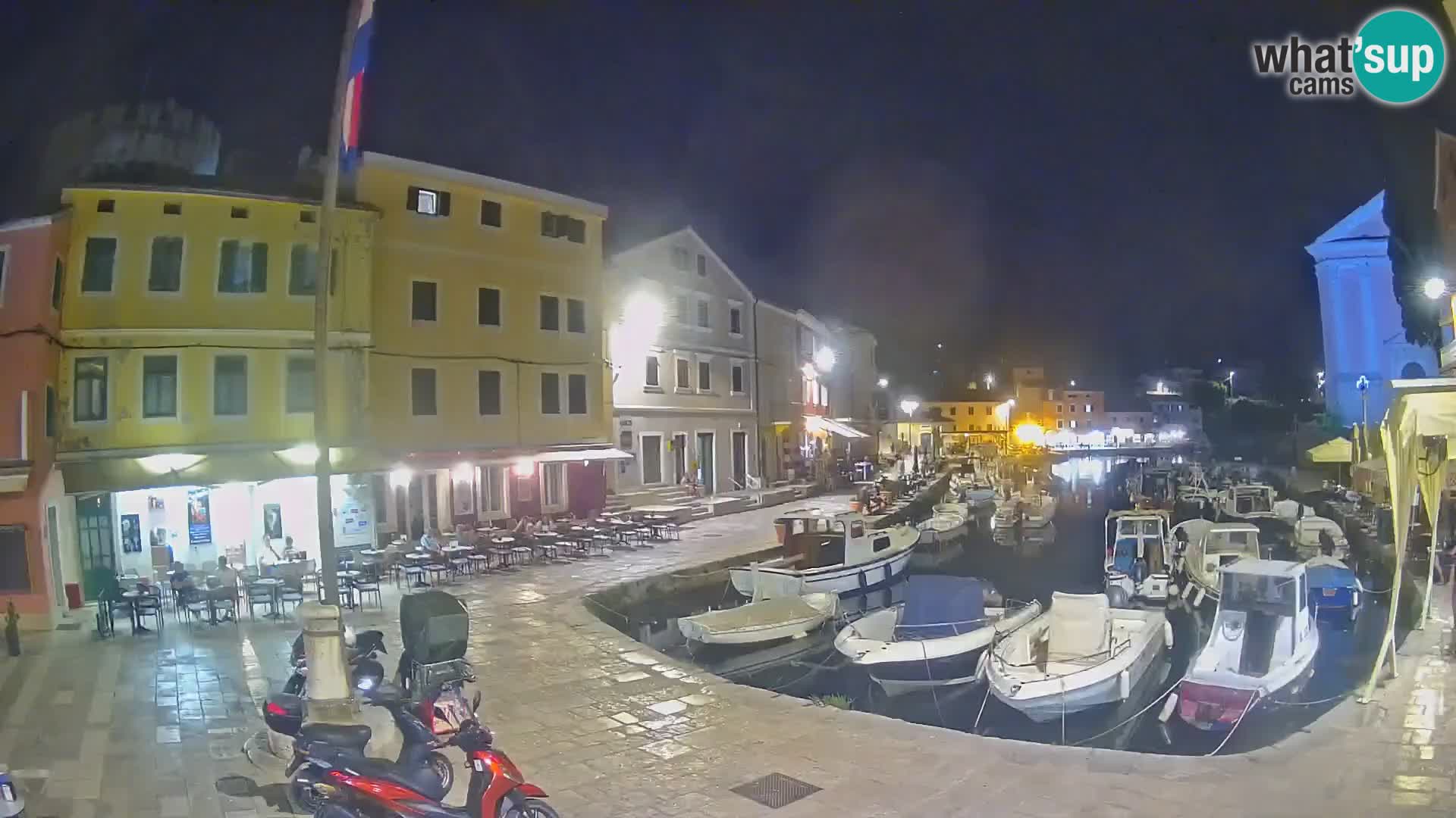 Webcam Live – The harbor of Veli Lošinj