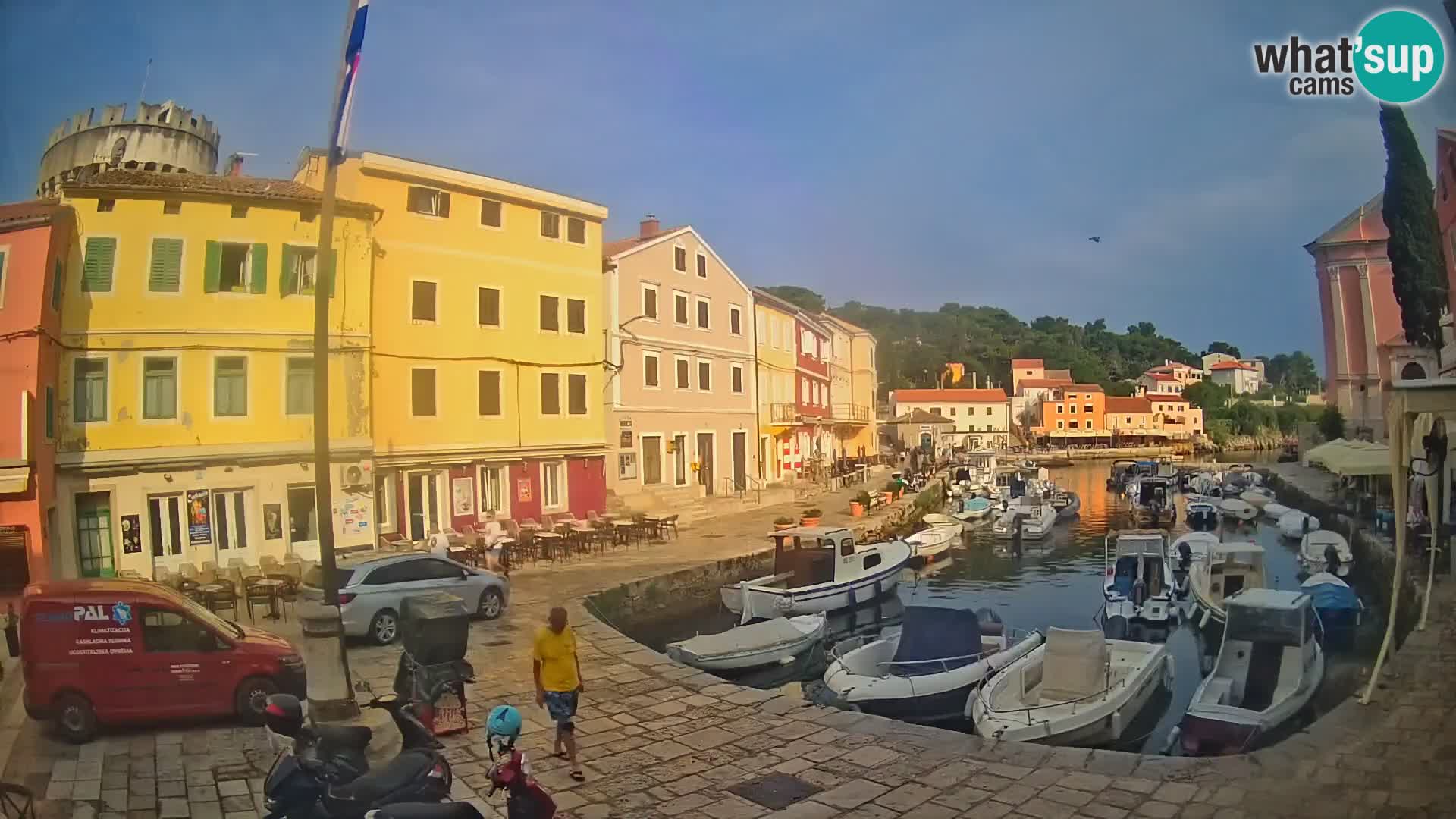 Webcam Streaming – El puerto de Veli Lošinj