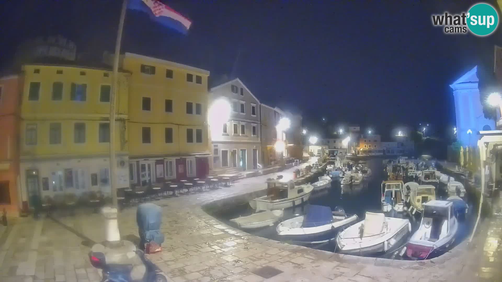 Webcam Live – The harbor of Veli Lošinj