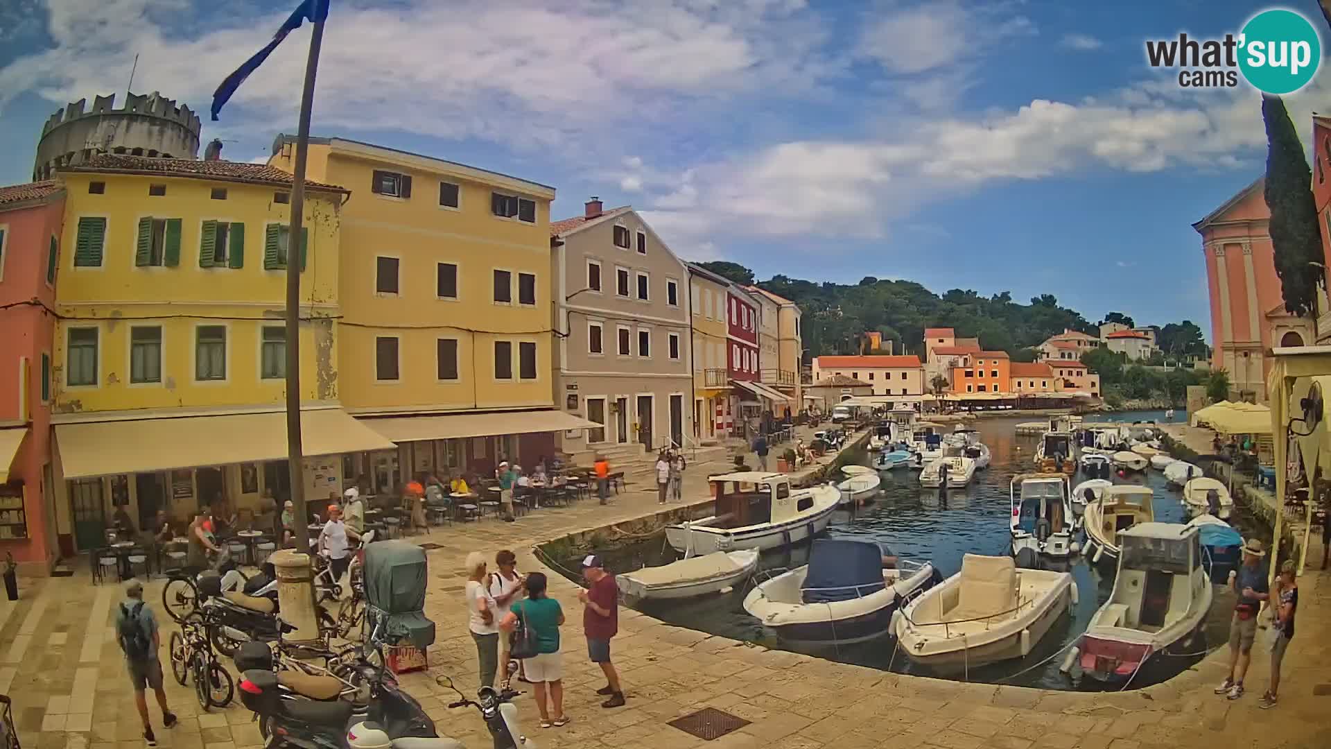 Webcam Live – The harbor of Veli Lošinj