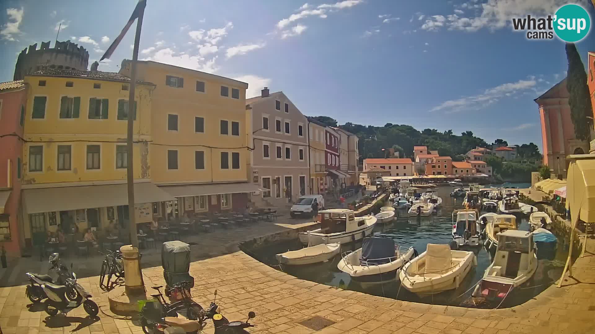 Webcam Live – The harbor of Veli Lošinj
