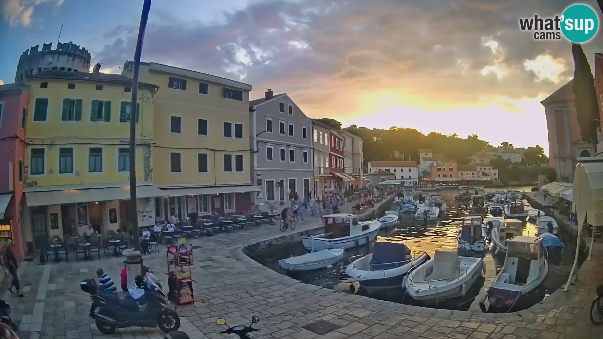 Webcam Live – The harbor of Veli Lošinj