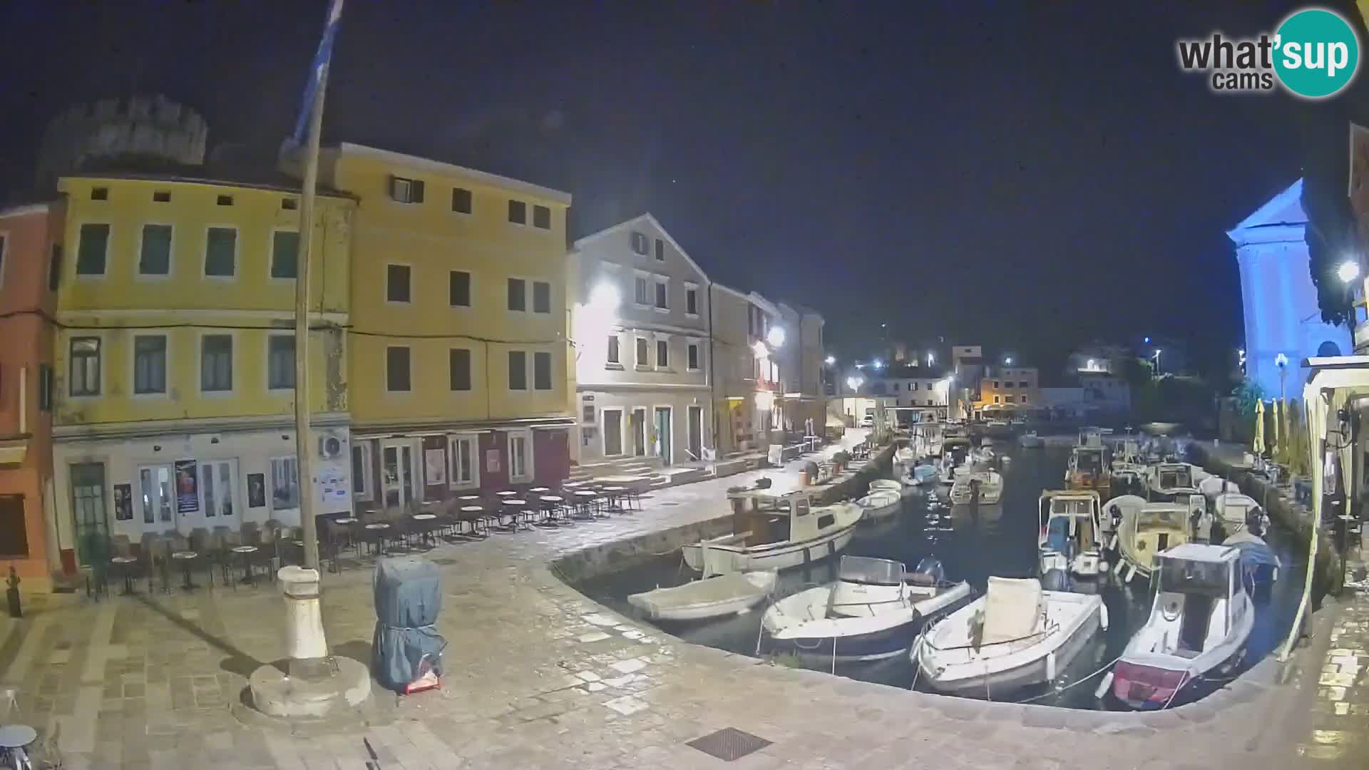 Webcam Live – The harbor of Veli Lošinj