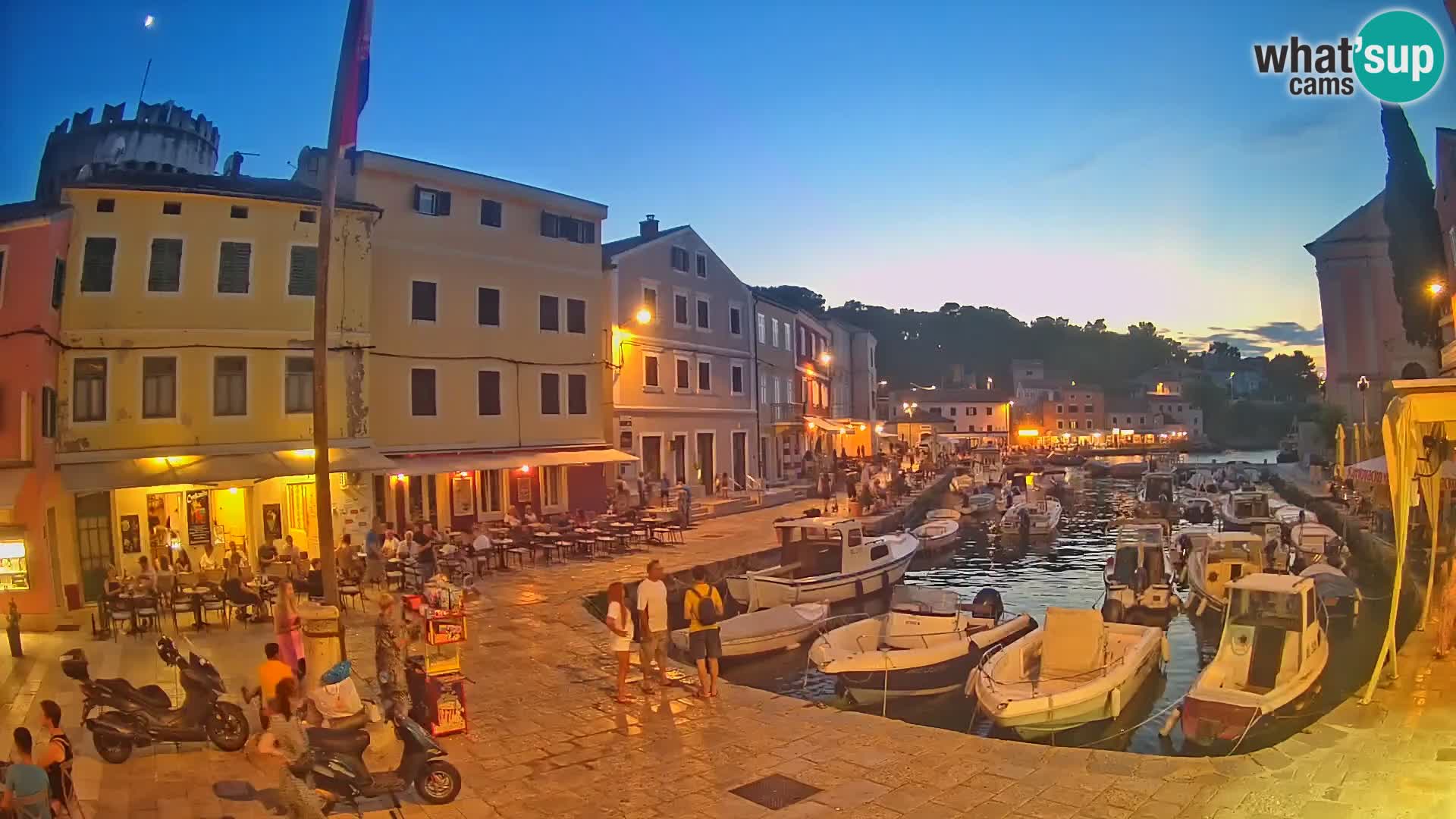 Webcam Live – The harbor of Veli Lošinj