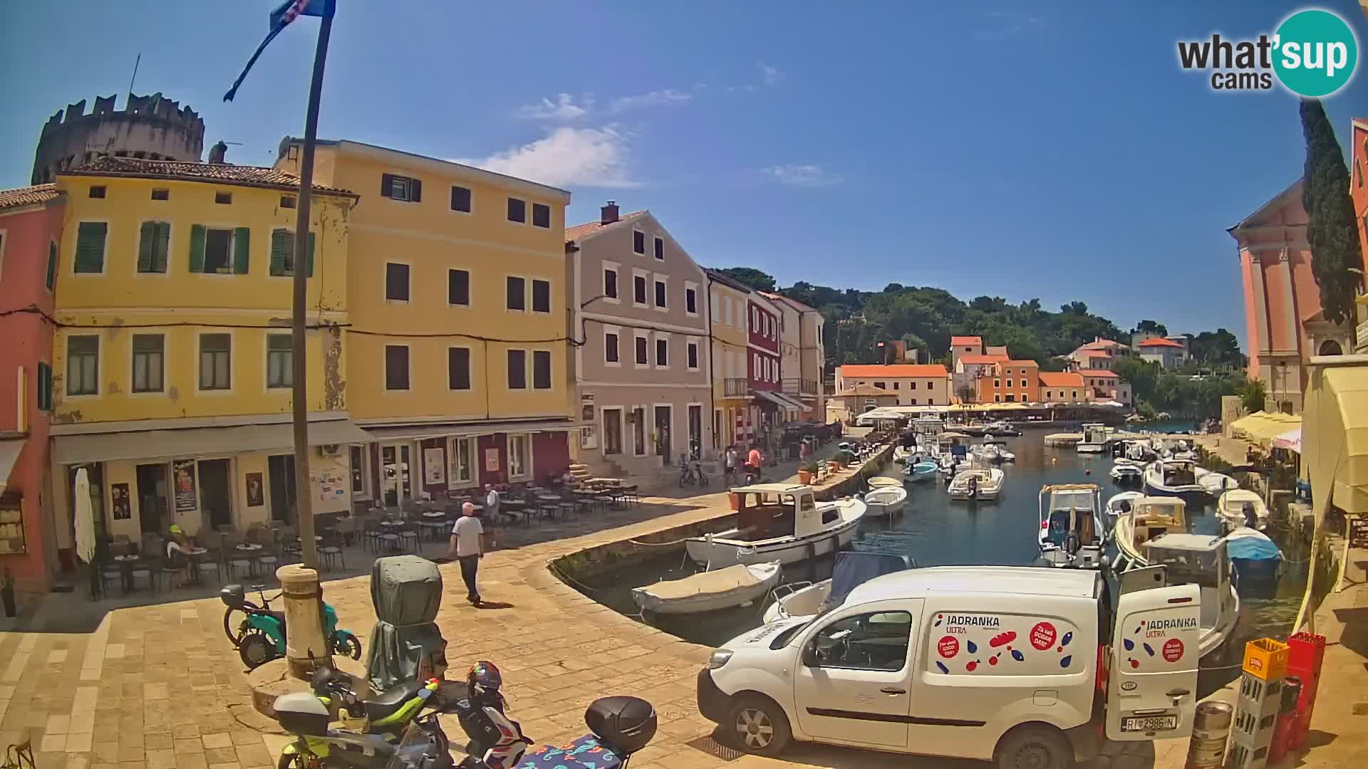 Webcam Live – The harbor of Veli Lošinj