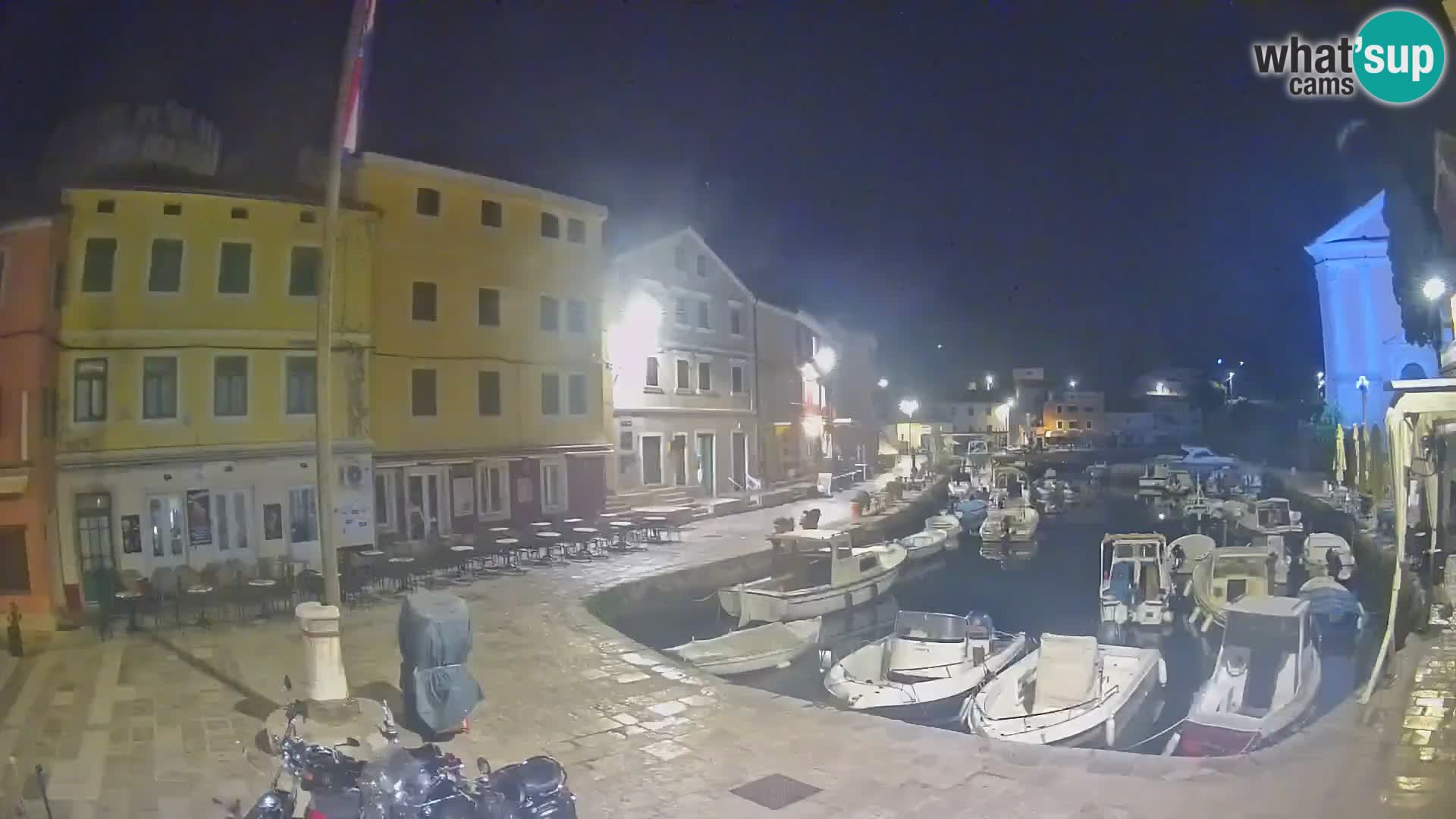 Webcam Live – The harbor of Veli Lošinj