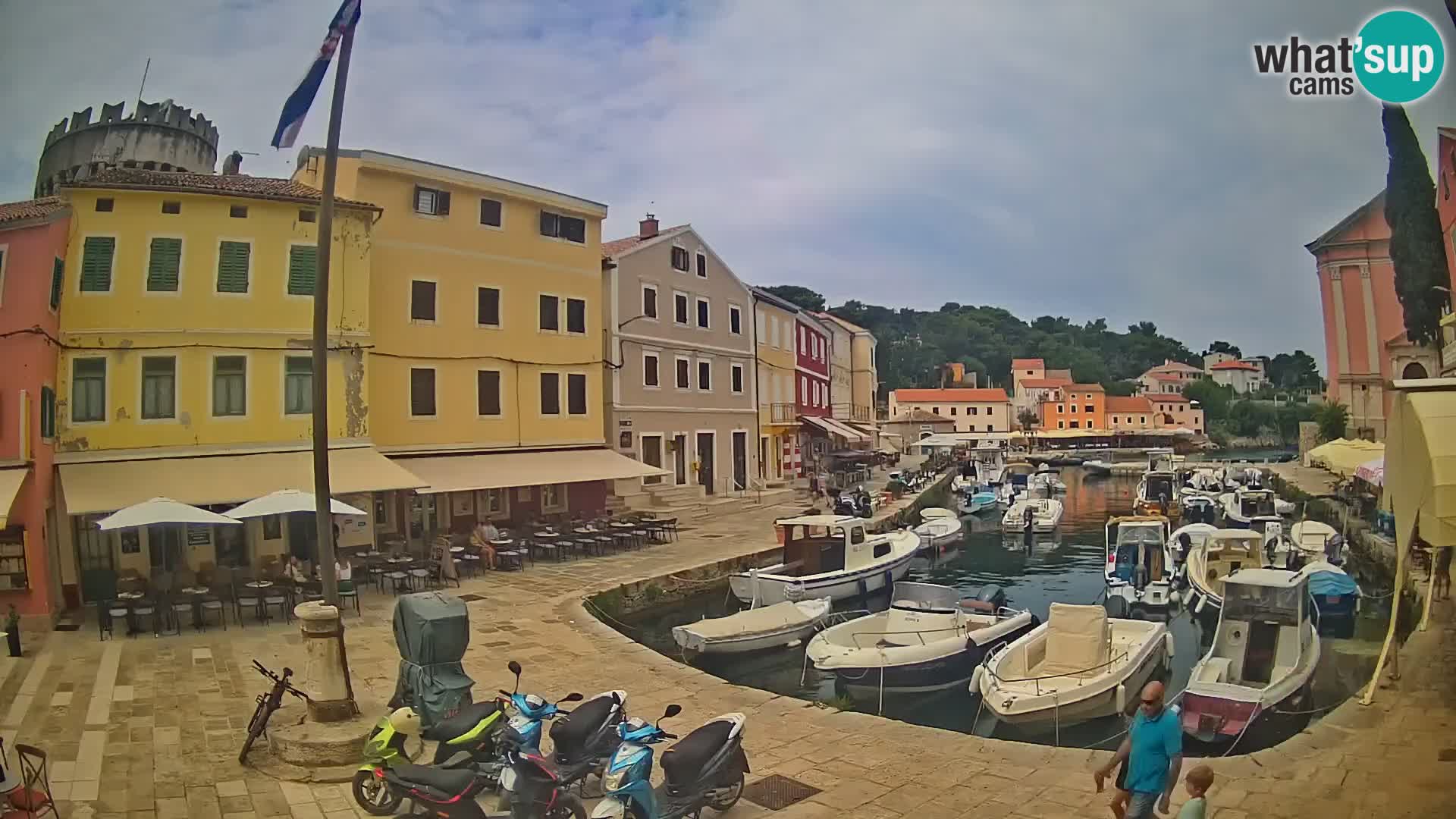 Webcam Live – The harbor of Veli Lošinj