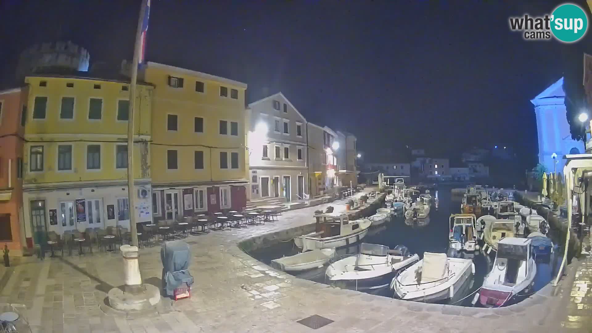 Webcam Live – The harbor of Veli Lošinj