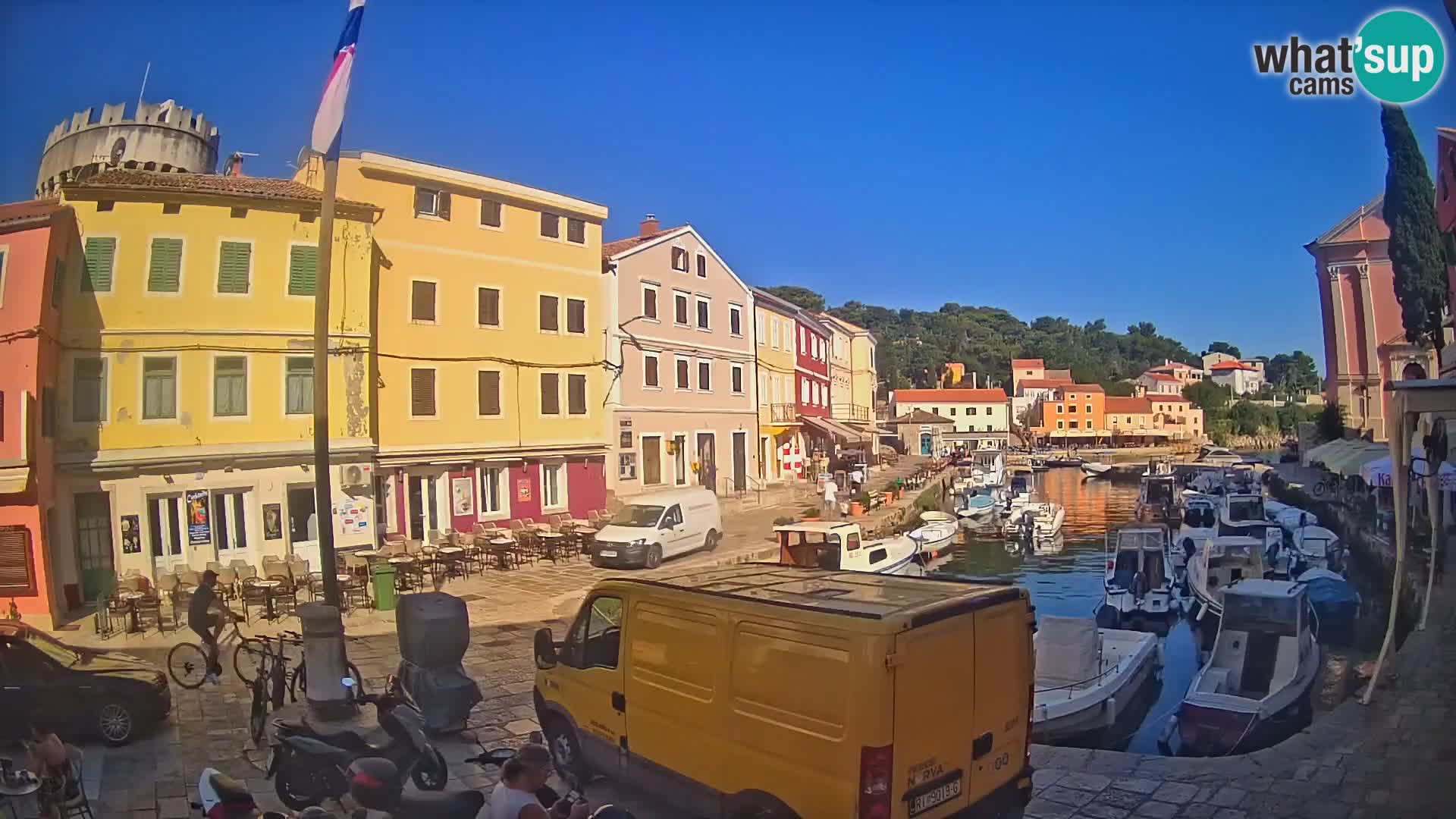 Webcam Live – The harbor of Veli Lošinj
