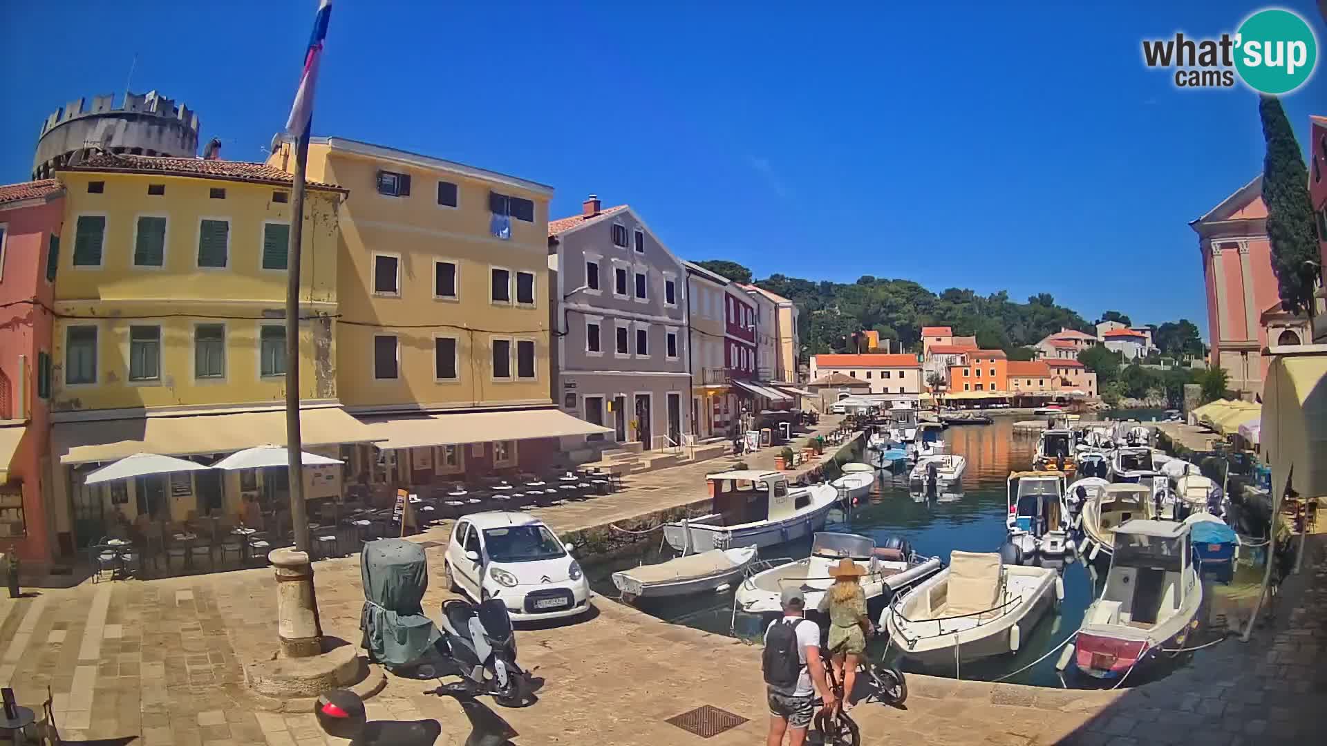 Webcam Live – The harbor of Veli Lošinj