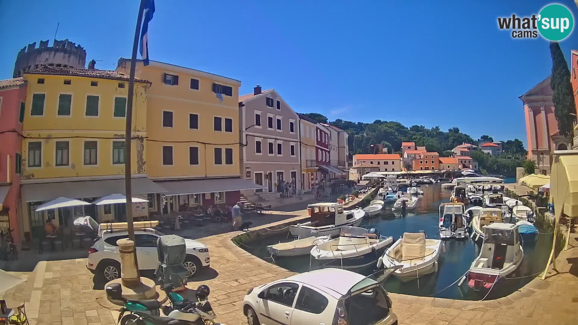Webcam Live – The harbor of Veli Lošinj