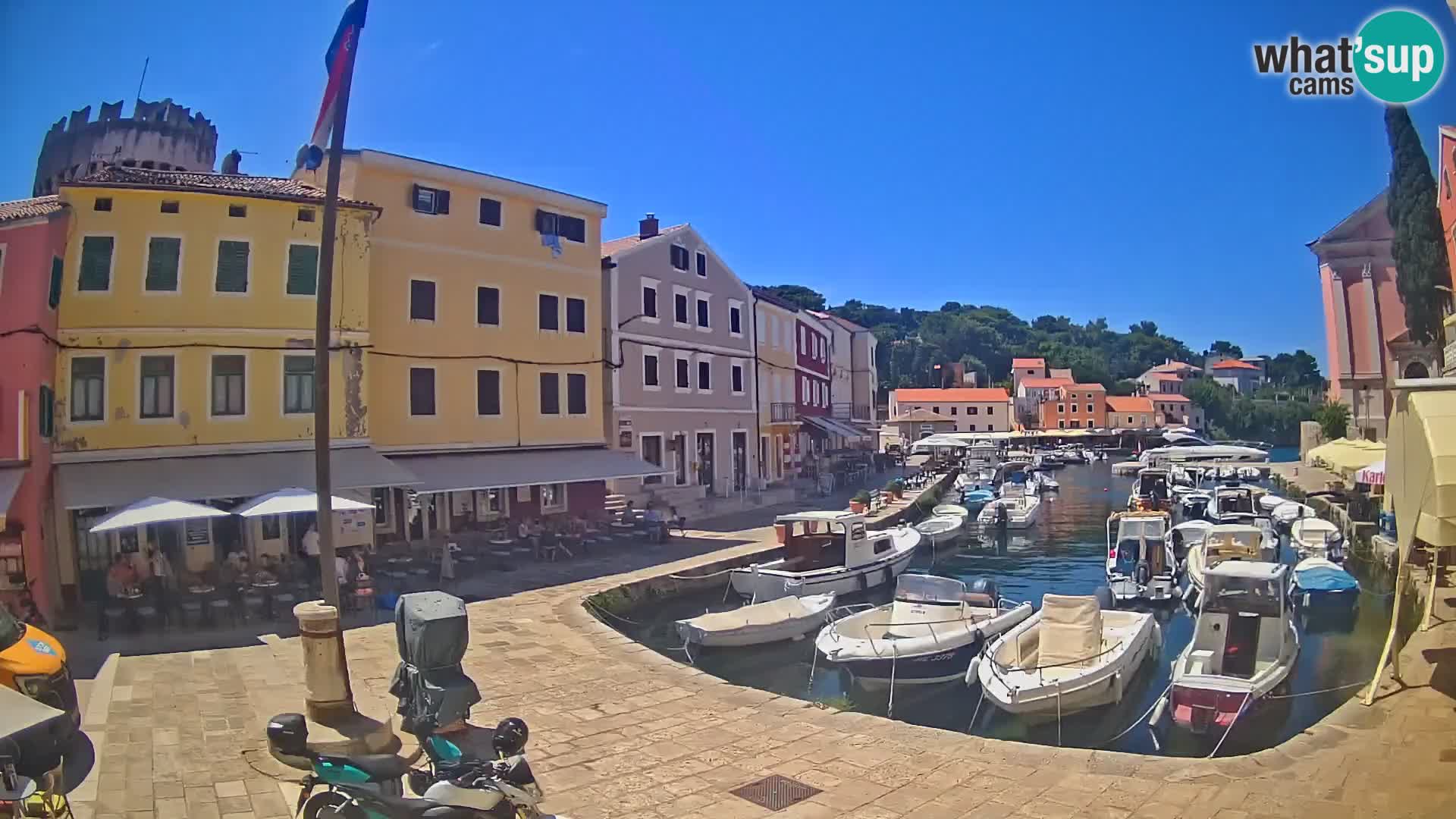 Webcam Live – The harbor of Veli Lošinj