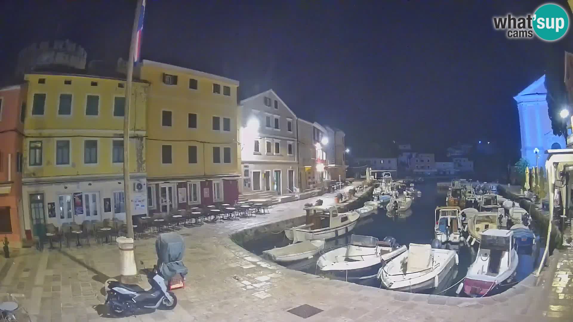 Webcam Live – The harbor of Veli Lošinj