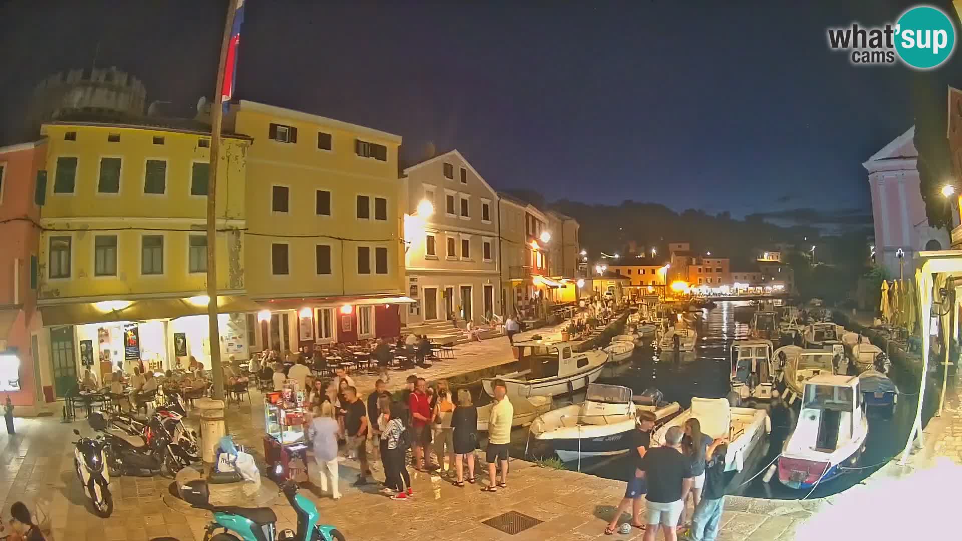 Webcam Live – The harbor of Veli Lošinj
