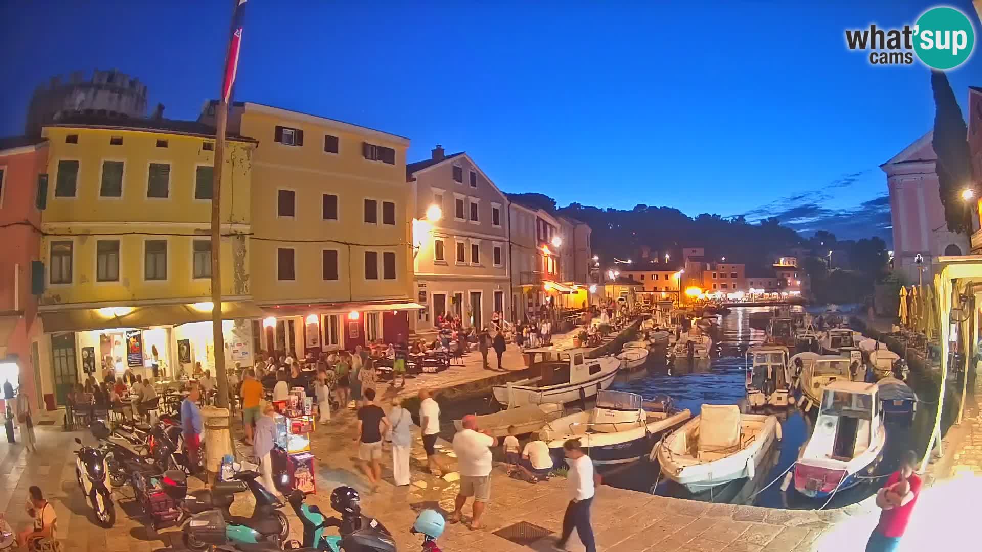 Webcam Streaming – El puerto de Veli Lošinj