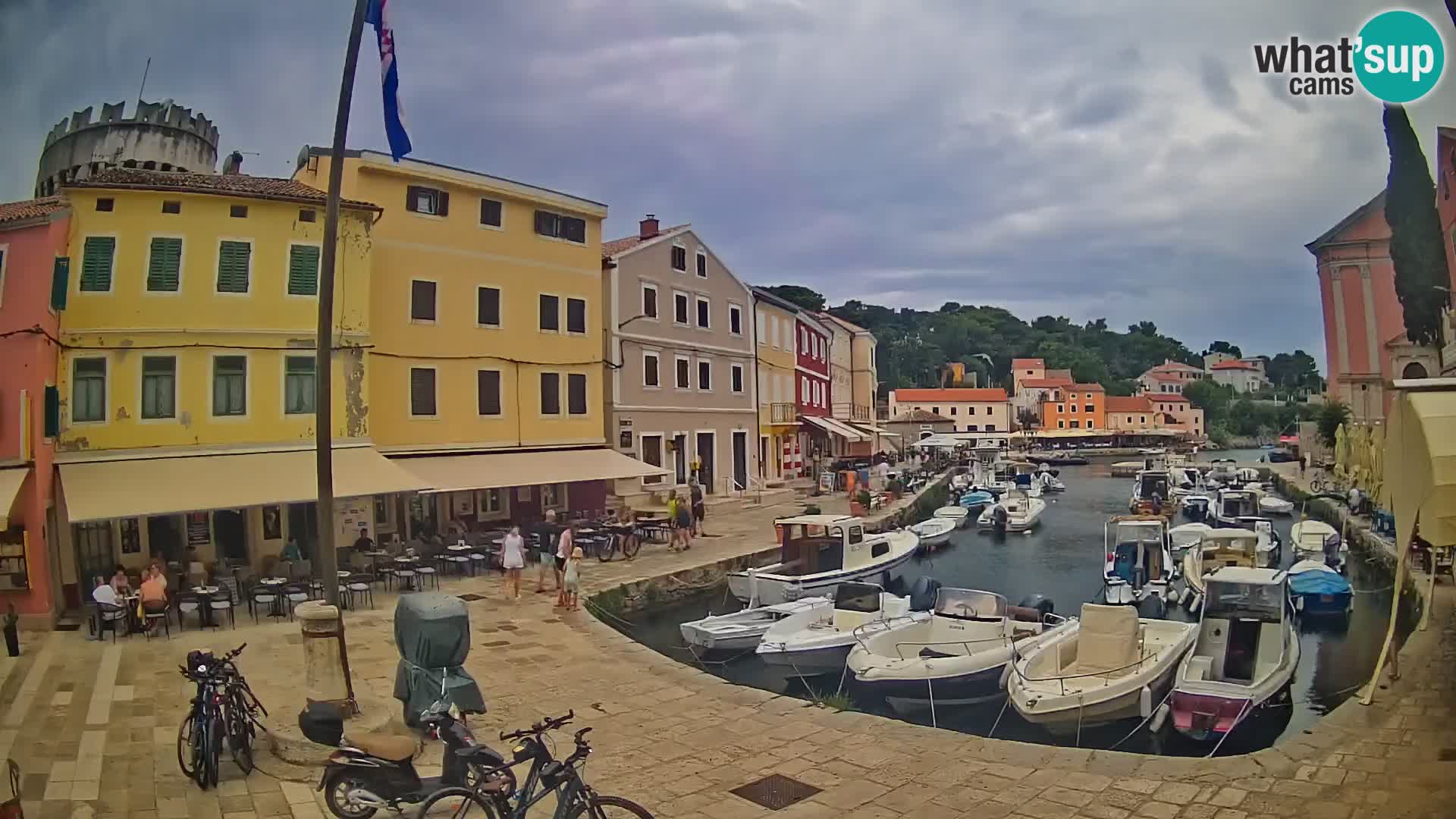 Webcam Live – The harbor of Veli Lošinj